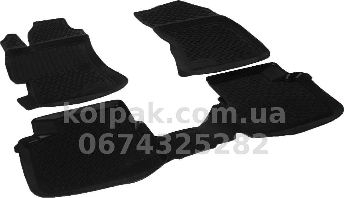 Polyurethane floor mats for Subaru Impreza 3 HB 2007-, L.Locker, 240020101 Polyurethane floor mats for Subaru Impreza 3 HB 2007-, L.Locker, 240020101 β photo 1