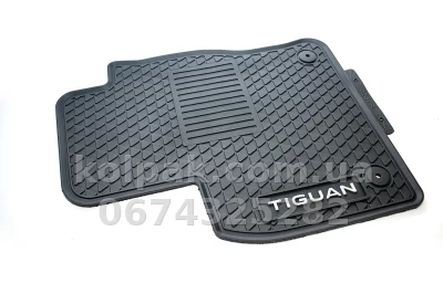 Оригінальні килимки VW Tiguan 2016–2024 Allspace 2016–2024 з логотипом та кліпсами HAVOC — фото 2
