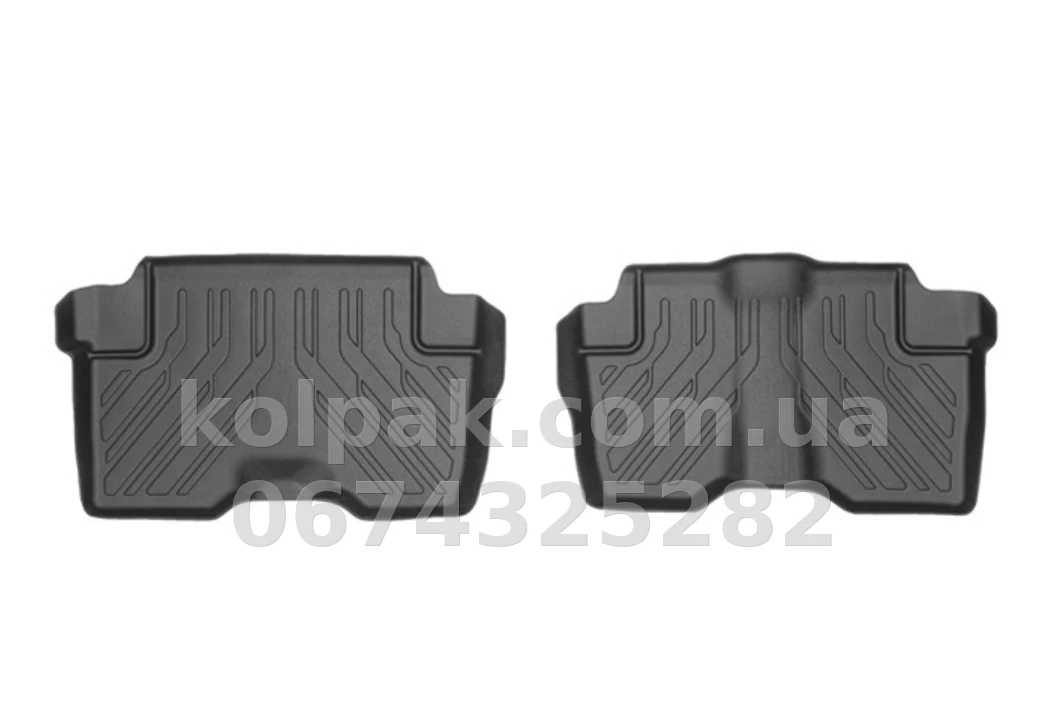 Floor mats for BMW i8 2014-, with raised edges, rear, black, Weathertech 4410172 Floor mats for BMW i8 2014-, with raised edges, rear, black, Weathertech 4410172 β photo 1