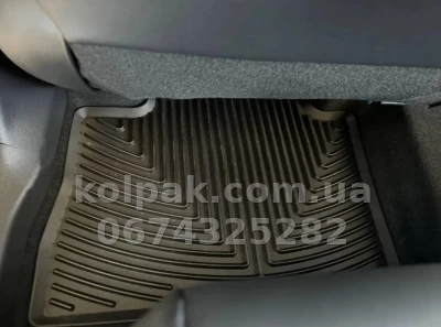 Floor mats for Toyota RAV4 2019-/Venza 2021- second row, black Weathertech W525 — photo 2