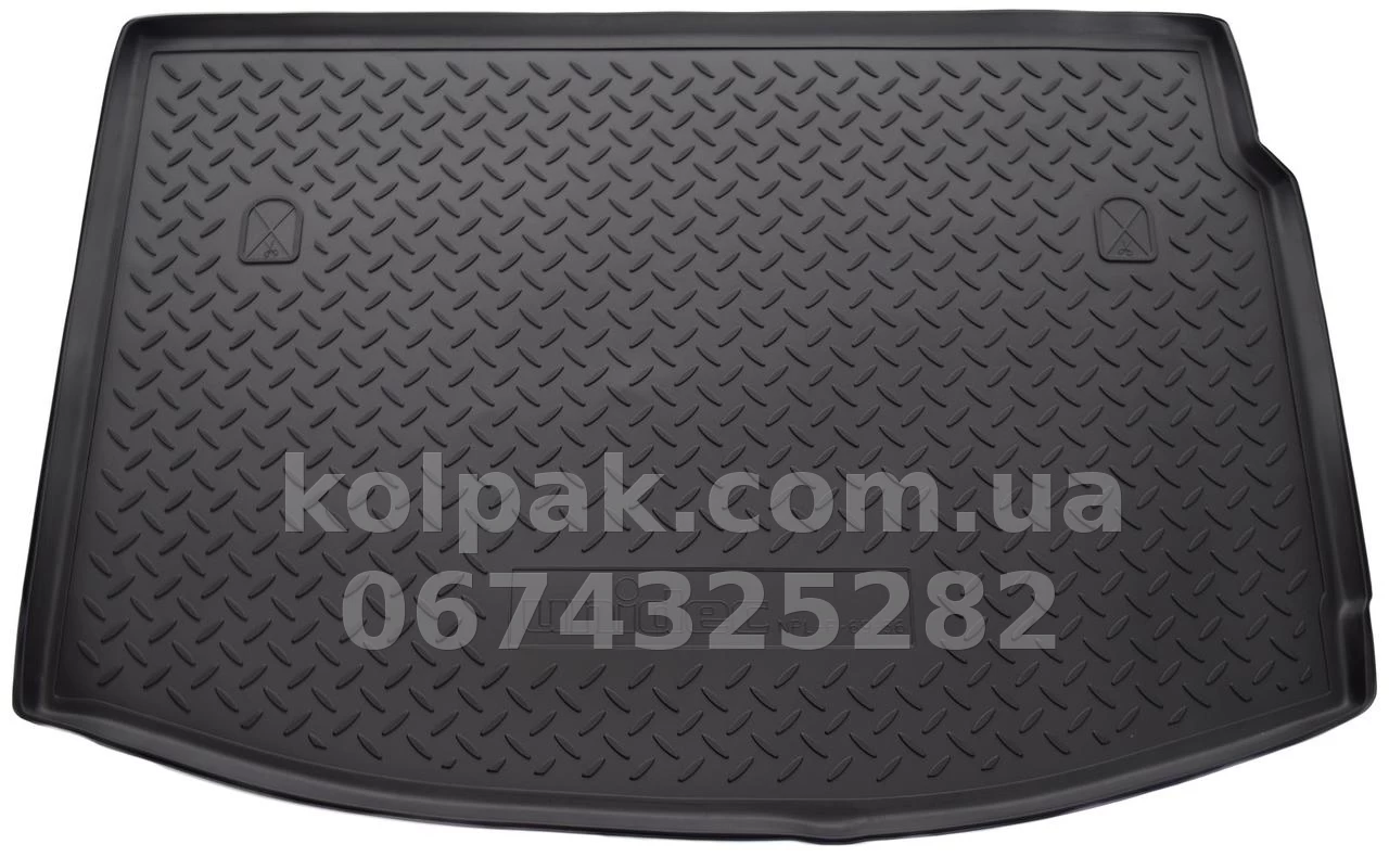 Polyurethane boot mat for Renault Megane 3 HB 2009-, Norplast NPL-P-69-56 Polyurethane boot mat for Renault Megane 3 HB 2009-, Norplast NPL-P-69-56 β photo 1