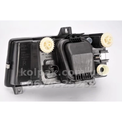 Передня права фара Volkswagen Polo/Caddy 2000-2002, H4, електричне/механічне регулювання, Depo, 441-1127R-LD-EN — фото 2