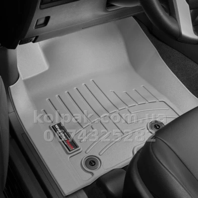 Floor mats for Toyota Land Cruiser Prado 150/Lexus GX460 2013-, with raised edges, front, grey, Weathertech 464931 — photo 2