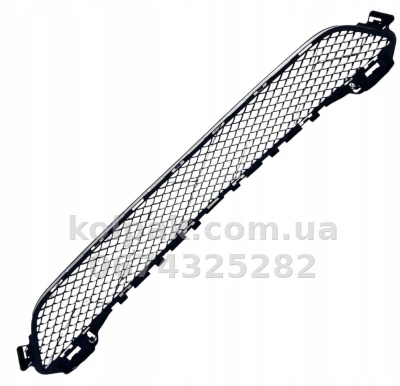Решітка бампера Mercedes-Benz C-Class W205 2014-2018, крім AMG, середня, чорна, AVTM, 2058850423, 184643910