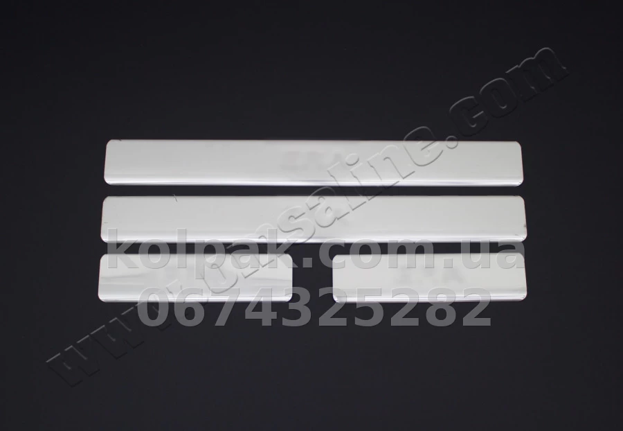 Chrome door sill trims (4 pcs) Hyundai Accent SD 2005-2011, OmsaLine, 3203091 Chrome door sill trims (4 pcs) Hyundai Accent SD 2005-2011, OmsaLine, 3203091 β photo 1