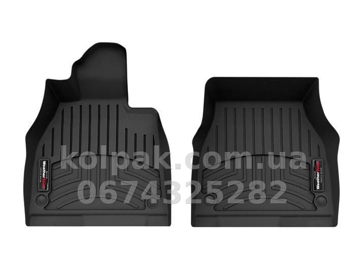 Килимки в салон Mercedes-Benz EQS 2021-, передні, чорні, Weathertech 4417091 Килимки в салон Mercedes-Benz EQS 2021-, передні, чорні, Weathertech 4417091 — фото 1