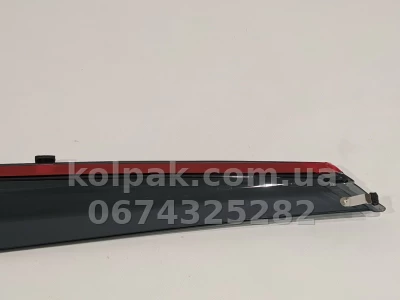 Дефлектори вікон Nissan Rogue 2014–2021 HAVOC — з хромованою смугою — фото 12