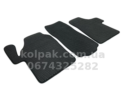 Килимки в салон Mercedes-Benz Vito W639 2003-2014, EVA, чорні, 3 шт., AVTM BLCEV1375 — фото 2