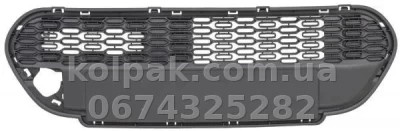 Решітка бампера Peugeot 107 2012-2014, середня, верхня, AVTM, 1607988480, 185424910 Решітка бампера Peugeot 107 2012-2014, середня, верхня, AVTM, 1607988480, 185424910