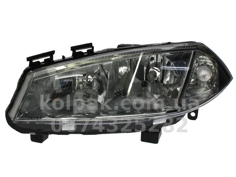 Передня ліва фара Renault Megane 2 2003-2006, H7/H1, електричне регулювання, Depo, 551-1142L-LD-EM Передня ліва фара Renault Megane 2 2003-2006, H7/H1, електричне регулювання, Depo, 551-1142L-LD-EM — фото 1