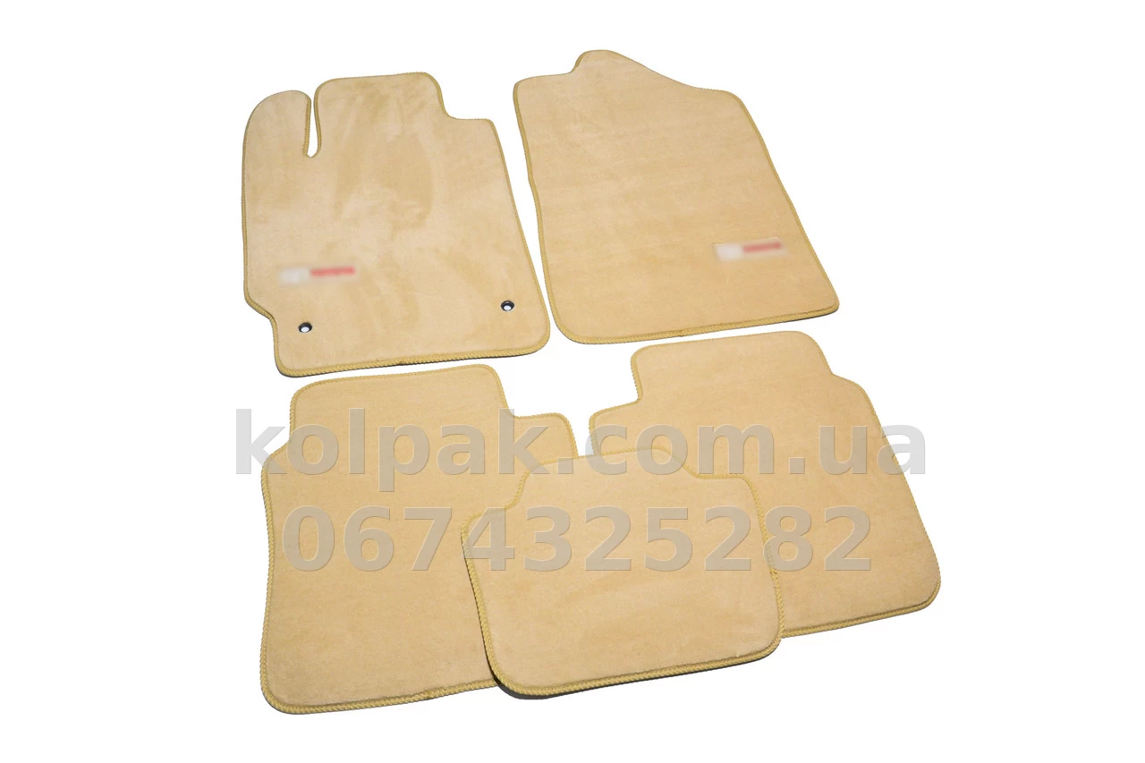 Carpet floor mats for Toyota Camry 2006-2011, Premium, beige, AVTM BGLX1611 Carpet floor mats for Toyota Camry 2006-2011, Premium, beige, AVTM BGLX1611 β photo 1