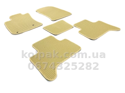 Килимки в салон Toyota Land Cruiser Prado 120 2003-2009, EVA, бежеві, 5 шт., AVTM BGEV1636