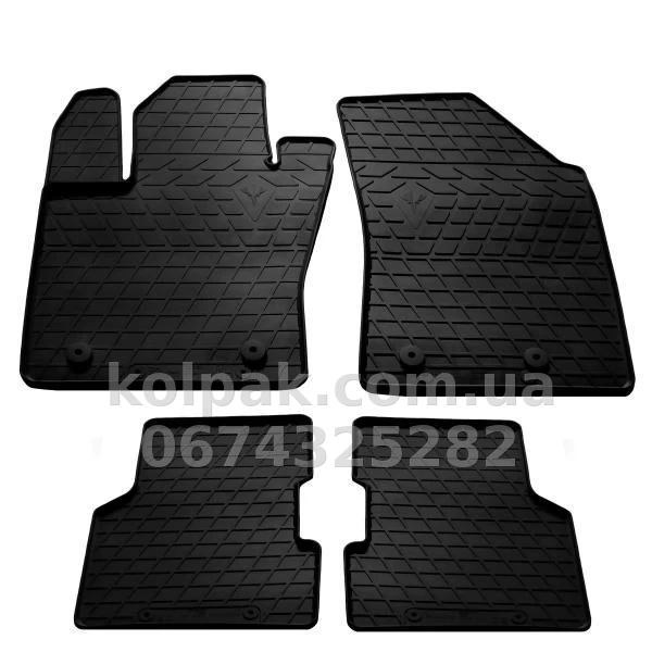 Floor mats for Jeep Compass 2 2016-, with plastic clips OP, 4 pcs, Stingray, 1046134 Floor mats for Jeep Compass 2 2016-, with plastic clips OP, 4 pcs, Stingray, 1046134 β photo 1