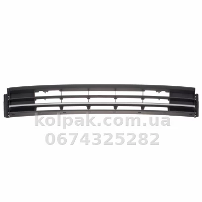 Решітка бампера Volkswagen Passat B8 2015-, USA, без отв. для датчика паркування, середня, із хромованим молдингом, AVTM, 561853671HRYP, 7442 910 Решітка бампера Volkswagen Passat B8 2015-, USA, без отв. для датчика паркування, середня, із хромованим молдингом, AVTM, 561853671HRYP, 7442 910