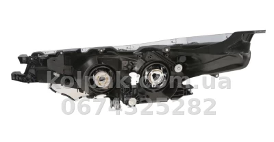 Front right headlight Toyota Corolla E18 2016-2019, EUR, electric adjustment, with levelling motor, without bulbs (HB3/H11/WY2), Depo, 21211BNRMLDEM2 — photo 2