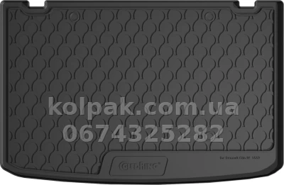 Килимок у багажник Renault Clio HB 2012-2020, GledRing GR 1559