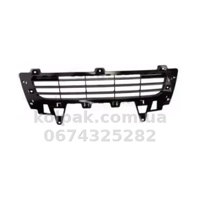 Решітка бампера Porsche Cayenne 2007-2010, середня, чорна, AVTM, 955505683109B9, 185500910 Решітка бампера Porsche Cayenne 2007-2010, середня, чорна, AVTM, 955505683109B9, 185500910