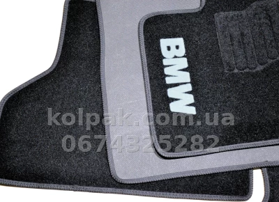 Ворсові килимки в салон BMW X5/X6 E70/E71 2006-2013, чорні, 5 шт., AVTM BLCCR1058 Ворсові килимки в салон BMW X5/X6 E70/E71 2006-2013, чорні, 5 шт., AVTM BLCCR1058 — фото 6