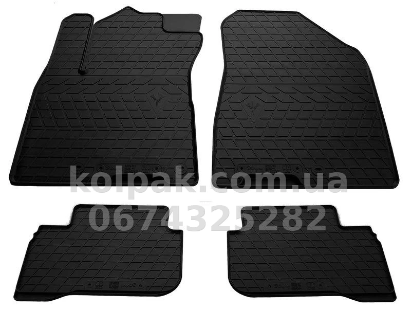 Floor mats for Hyundai Ioniq electric 2017-/Ioniq 2017-, hybrid, 4 pcs, Stingray, 1009254 Floor mats for Hyundai Ioniq electric 2017-/Ioniq 2017-, hybrid, 4 pcs, Stingray, 1009254 β photo 1
