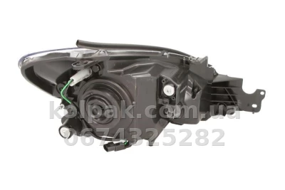 Передня ліва фара Mitsubishi Lancer 2003-2009, H4, механічне регулювання, чорна рамка, Depo, 214-1172L-LD-E2 Передня ліва фара Mitsubishi Lancer 2003-2009, H4, механічне регулювання, чорна рамка, Depo, 214-1172L-LD-E2 — фото 2