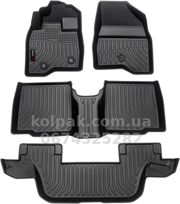 Всепогодні килимки в салон Ford Explorer 2010–2019 HAVOC™ Maximum Coverage — фото 4