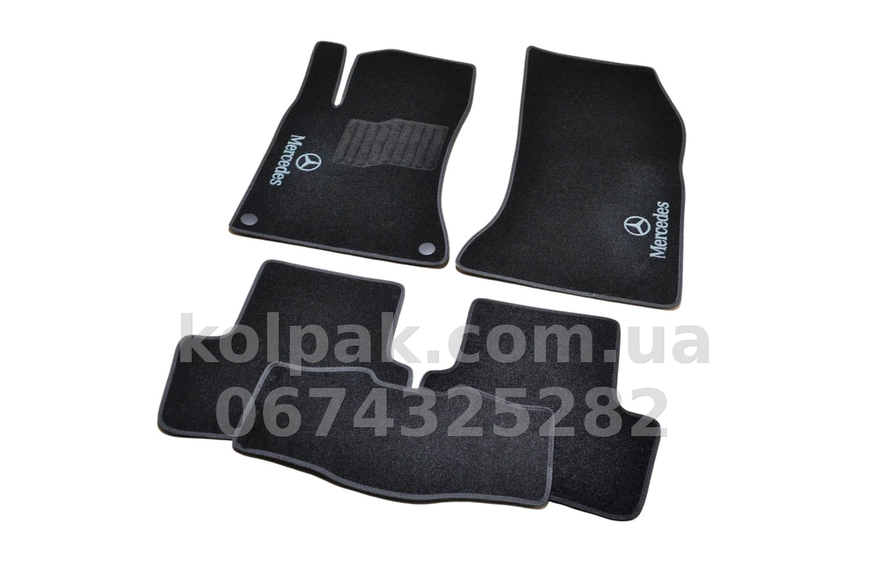 Carpet floor mats for Mercedes-Benz A-Class W176 A/B246 2012-/X156 GLA 2014-/C117 CLA 2013-, black, 5 pcs, AVTM BLCCR8331 Carpet floor mats for Mercedes-Benz A-Class W176 A/B246 2012-/X156 GLA 2014-/C117 CLA 2013-, black, 5 pcs, AVTM BLCCR8331 β photo 1