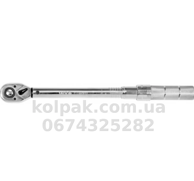 Klucz dynamometryczny 1/2, moment obrotowy 10-60 Nm, długość 383 mm Yato YT-07611 Klucz dynamometryczny 1/2, moment obrotowy 10-60 Nm, długość 383 mm Yato YT-07611 — zdjęcie 1