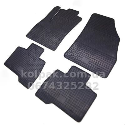 Floor mats for Fiat Fiorino 2008-/Fiat Qubo 2008-/Peugeot Bipper 2008-/Citroen Nemo 2008-, 4 pcs, Polytep, 25834 — photo 2