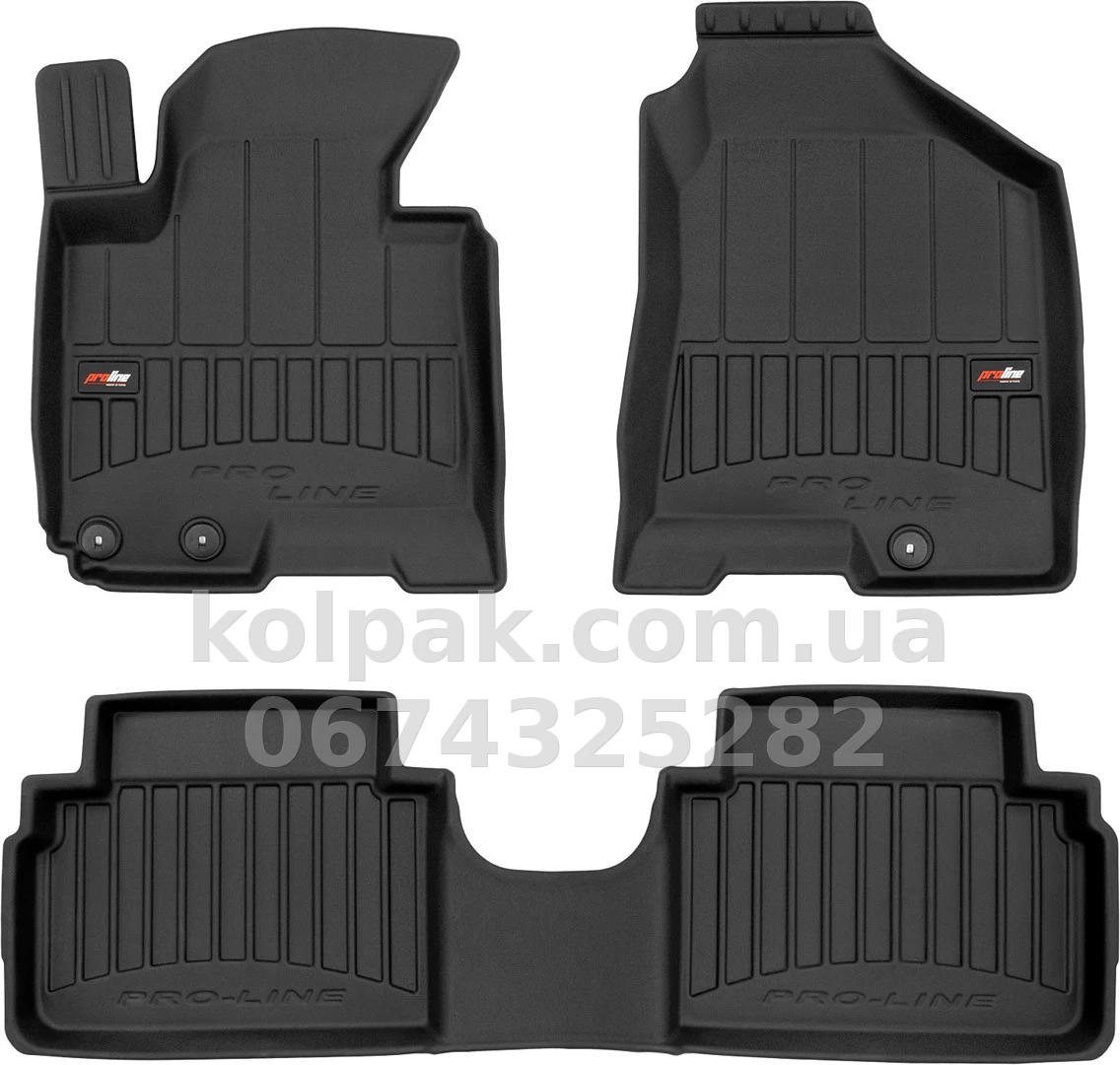 Килимки в салон Hyundai IX35 2009-2015, Proline 3D, Frogum, FG 3D409156 Килимки в салон Hyundai IX35 2009-2015, Proline 3D, Frogum, FG 3D409156 — фото 1