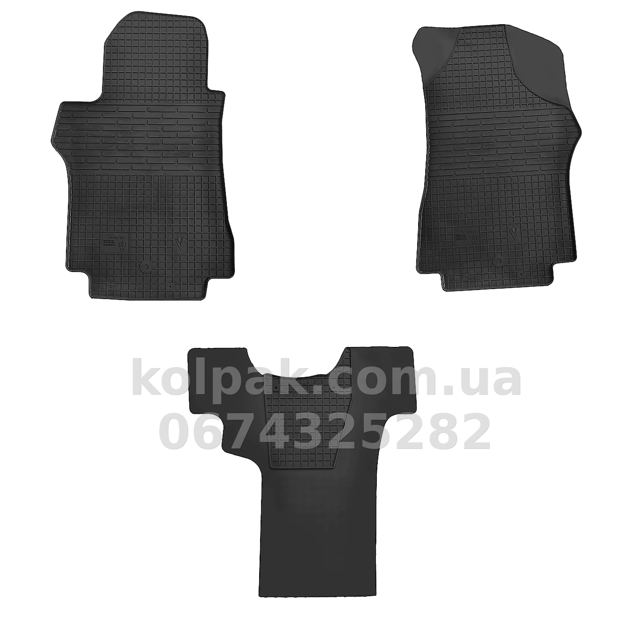 Floor mats for Hyundai H1 2007-, 1+1, 3 pcs, Stingray, 1009133 Floor mats for Hyundai H1 2007-, 1+1, 3 pcs, Stingray, 1009133 β photo 1