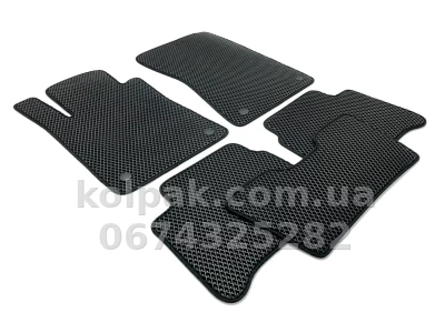 Килимки в салон Mercedes-Benz E-Class W211/CLS C219 2002-2009, задній привід, EVA, чорні, 5 шт., AVTM BLCEV1343 Килимки в салон Mercedes-Benz E-Class W211/CLS C219 2002-2009, задній привід, EVA, чорні, 5 шт., AVTM BLCEV1343 — фото 2
