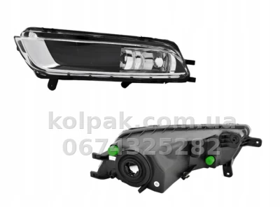 Передня ліва протитуманна фара Volkswagen Passat CC 2012-2016, без ламп (H8), Depo, 441-2049L-UQ — фото 2
