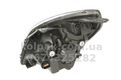 Front right headlight Hyundai i20 2008-2012, H4, electric adjustment, with motor, Depo, 221-1151RMLD-EM — photo 2