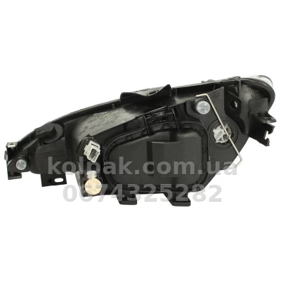 Front right headlight Peugeot 206 1998-, H7/H7, electric adjustment, clear lens, Depo, 550-1121R-LD-EM — photo 2