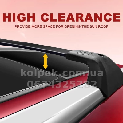 Поперечки на рейлінги Toyota Highlander XU70 2020–2025 HAVOC — фото 4