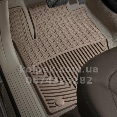 Килимки в салон Mercedes-Benz GL-Class/ML-Class 2012-, передні, бежеві, Weathertech W257TN — фото 2