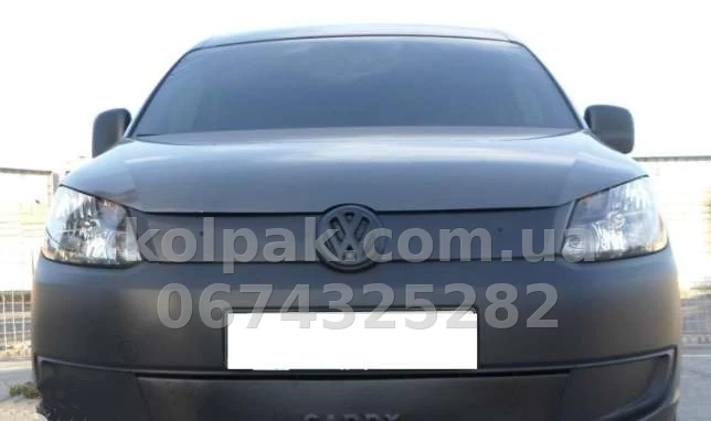 Winter grille cover for Volkswagen Caddy 2010- for upper grille, Matt AVTM FLMT0105 Winter grille cover for Volkswagen Caddy 2010- for upper grille, Matt AVTM FLMT0105 β photo 1