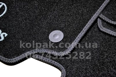 Ворсові килимки в салон Mercedes-Benz E-Class W212 2009-2016, Premium, чорні, 5 шт., AVTM BLCLX1345 — фото 10