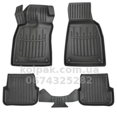 Поліуретанові килимки в салон Audi A6 C6 2004-2006 з бортиком, 4 шт. Stingray 5030214