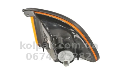 Right indicator light Mitsubishi Galant 1997-2003, yellow, (Eur) + bulb, Depo, 214-1549R-AE — photo 2