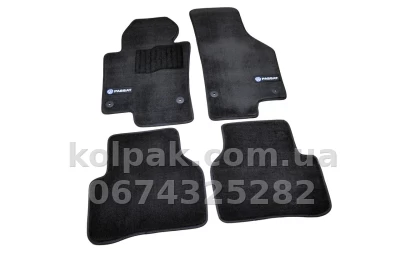Ворсові килимки в салон Volkswagen Passat B6/B7 2005-2014, Premium, чорні, AVTM BLCLX1673 Ворсові килимки в салон Volkswagen Passat B6/B7 2005-2014, Premium, чорні, AVTM BLCLX1673 — фото 2