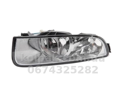 Протитуманна фара Skoda Superb 2008-2013, з ДХО, ліва, Depo, 665-2009L-UE