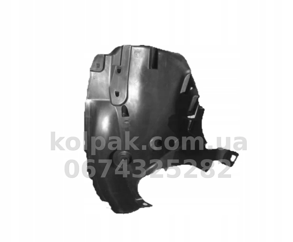 Front left wheel arch liner Renault Captur 2013-2017,(rear section) 638437392R AVTM 445637391 Front left wheel arch liner Renault Captur 2013-2017,(rear section) 638437392R AVTM 445637391 β photo 1