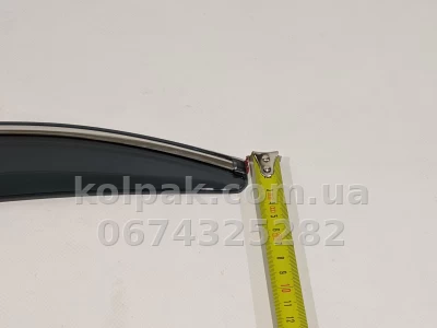 Дефлектори вікон Toyota Camry 40 2006–2012 HAVOC — з хромованою смугою Дефлектори вікон Toyota Camry 40 2006–2012 HAVOC — з хромованою смугою — фото 9
