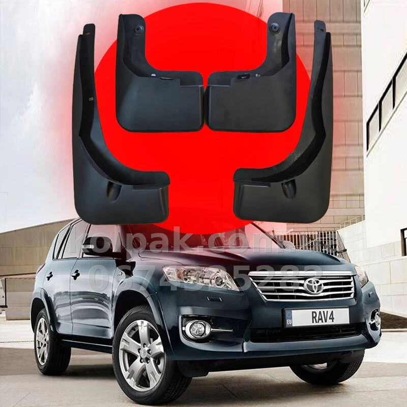 Mud flaps for Toyota Rav-4 from 2013–2015 HAVOC full set Mud flaps for Toyota Rav-4 from 2013–2015 HAVOC full set — photo 1
