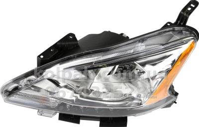 Передня ліва фара Nissan Sentra 2012-2016, механічне регулювання, без ламп (H11.H9.7442na.LED), галоген, Depo, 3151189LAS
