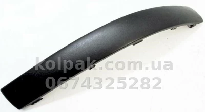 Правий молдинг переднього бампера Volkswagen Passat B5 2000-2005, AVTM, 3B0807718D, 189539924 Правий молдинг переднього бампера Volkswagen Passat B5 2000-2005, AVTM, 3B0807718D, 189539924
