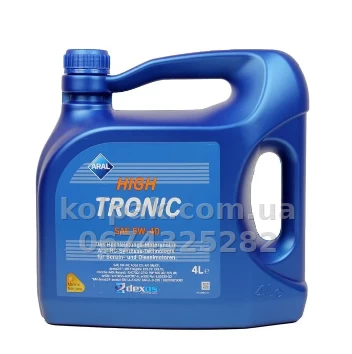 Olej silnikowy Aral HighTronic 5W-40, 4 L Aral 154FE7 Olej silnikowy Aral HighTronic 5W-40, 4 L Aral 154FE7 — zdjęcie 1