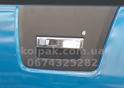 Chrome tailgate handle trim Nissan Navara 2006-, OmsaLine, 5003051 Chrome tailgate handle trim Nissan Navara 2006-, OmsaLine, 5003051 β photo 3