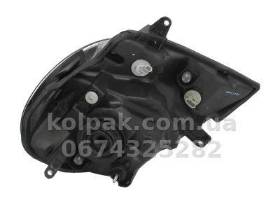 Передня права фара Renault Kangoo 2008-2013, H4, електричне регулювання, Depo, 551-1176R-LD-EM — фото 2